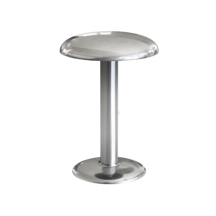 Gustave Lampe de table LED, H 23 cm, chrome de Flos