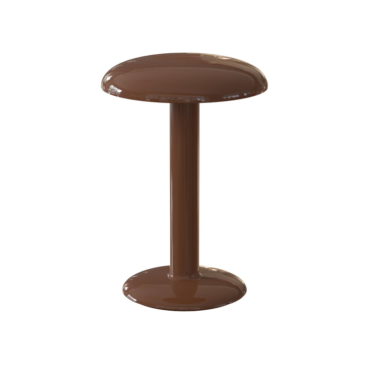 Gustave Lampe de table LED, H 23 cm, chocolate de Flos
