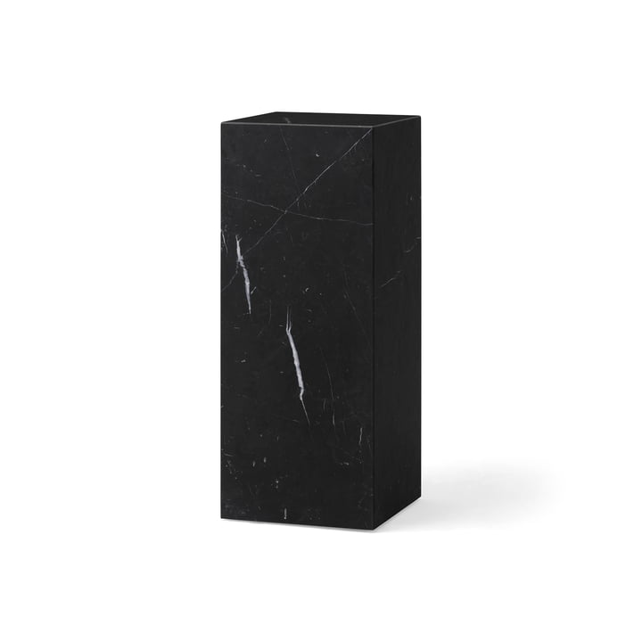 Plinth Pedestal Podium, H 75 cm, nero marquina de Audo