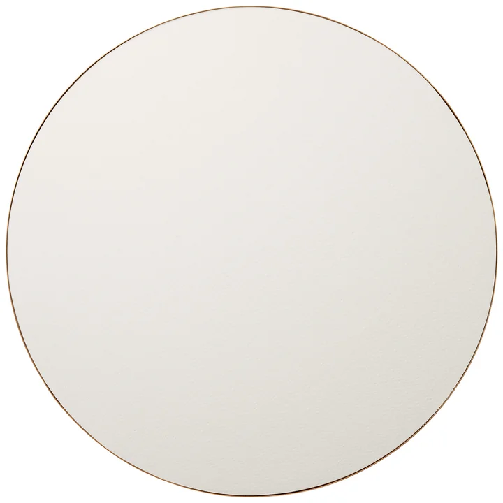 Retell Tableau d'affichage Ø 80 cm, blanc / laiton de Gejst