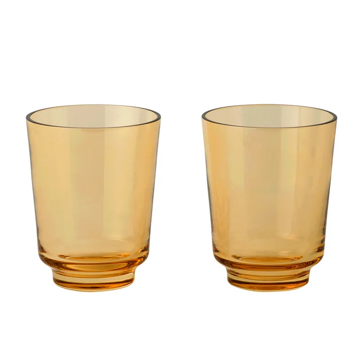 Muuto - Raise Verre 30 cl, orange brûlé (set de 2)