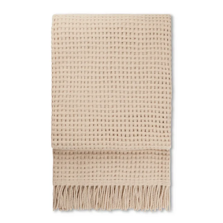 La couverture Basket de Elvang dans la couleur beige