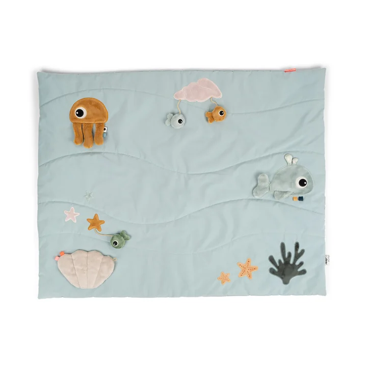 Tapis de jeu sensoriel Sea Friends, multicolore de Done by Deer