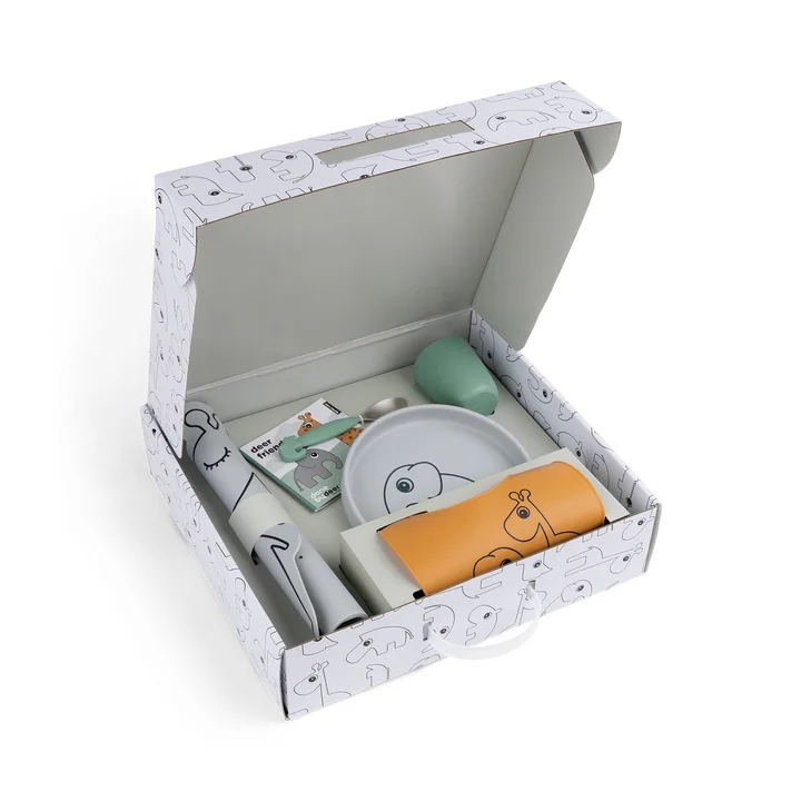 Coffret cadeau Dinnerset, multicolore de Done by Deer