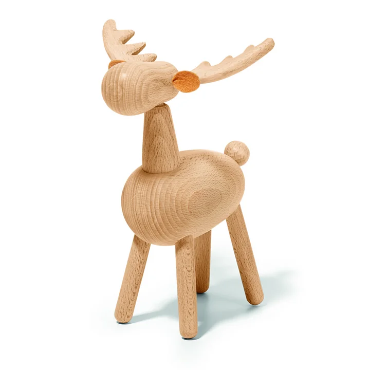 Elmar Elch Figurine en bois, hêtre, L de Philippi