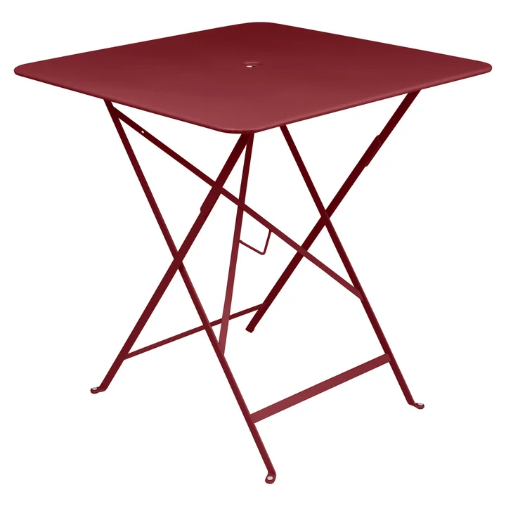Fermob - Bistro Table pliante, 71 x 71 cm, chili