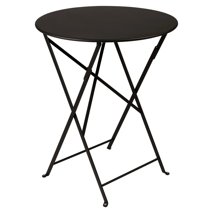 Bistro Table pliante de Fermob en couleur réglisse