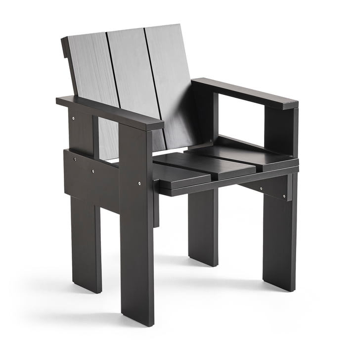 Crate Lounge Chair, L 64 cm, black de Hay