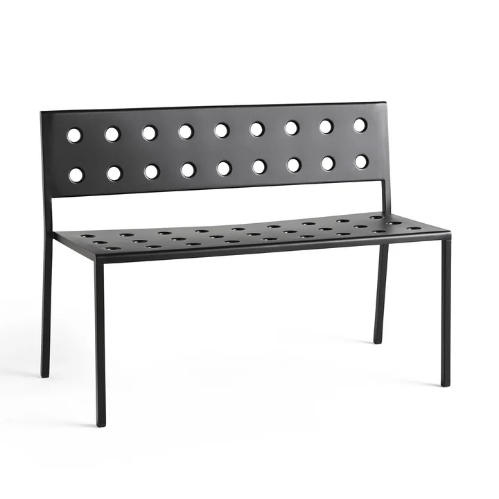 Balcony Dining Bank, L 114cm, anthracite de HAY