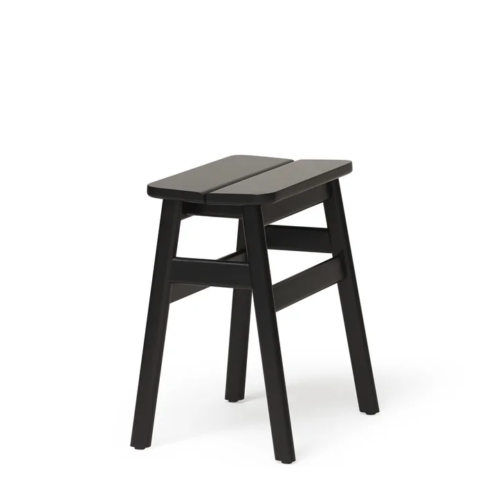 Angle Standard Tabouret, hêtre noir de Form & Refine