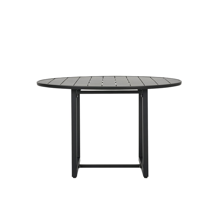 Helo Outdoor Table, Ø 120 cm, noir de House Doctor