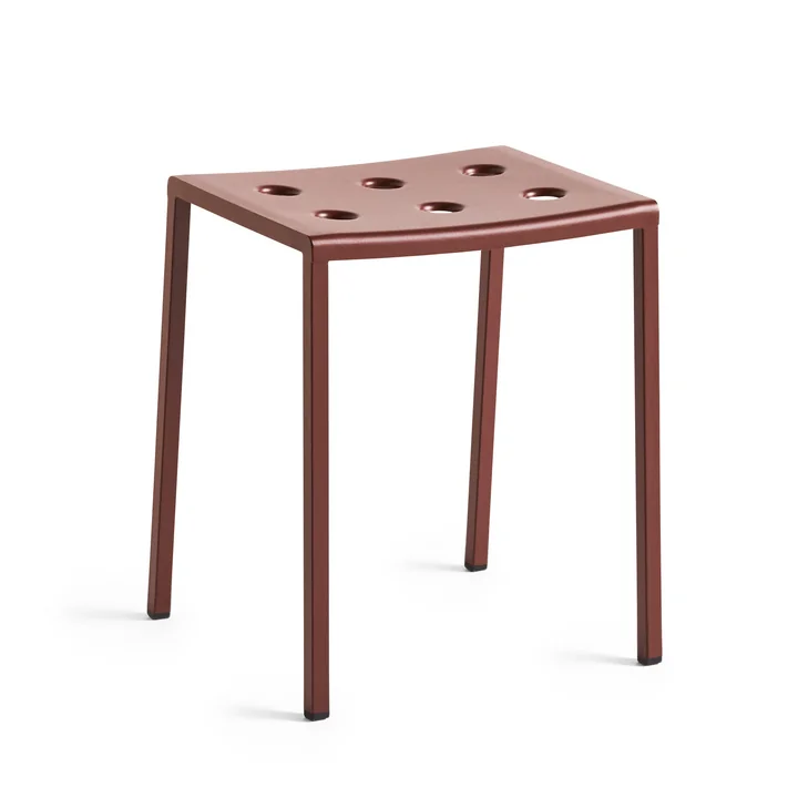 Balcony Tabouret, iron red de HAY