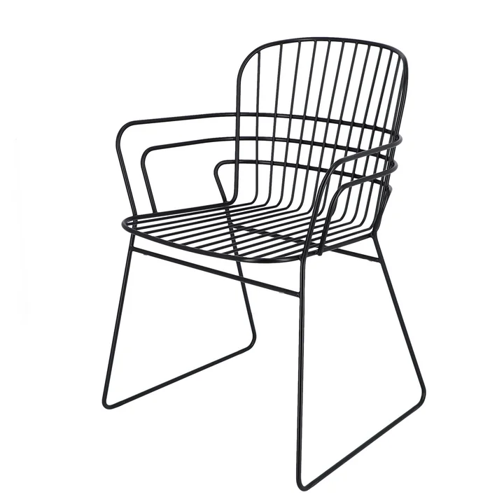 Ferly Fauteuil de jardin de Jan Kurtz en noir
