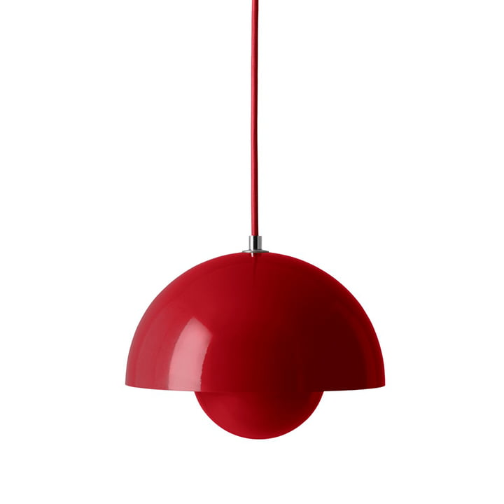 & Tradition - FlowerPot Lampe suspendue VP1, vermillon