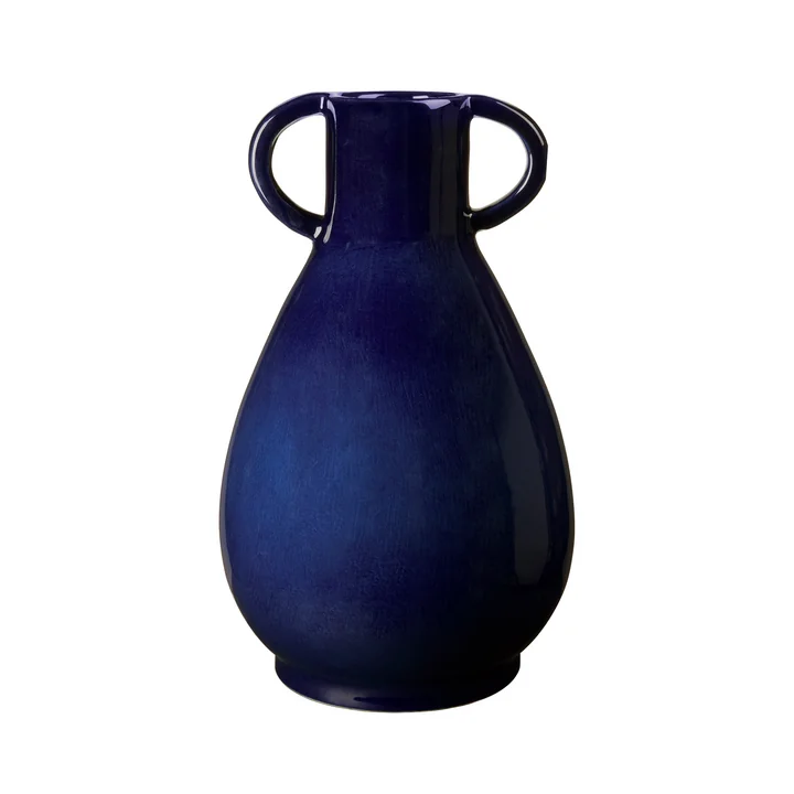 Simi Vase de Broste Copenhagen dans la couleur deep cobalt blue