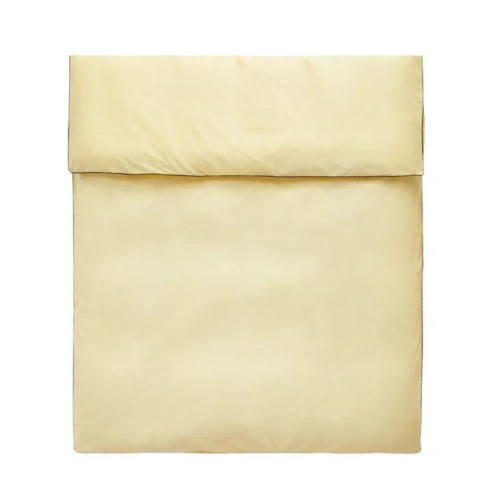 Outline Housse de couette, soft yellow de HAY