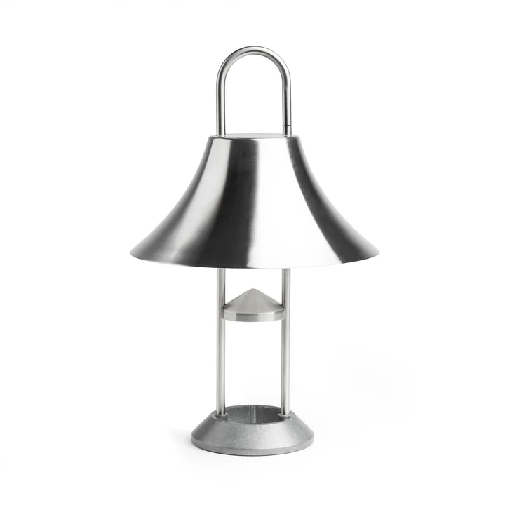 Mousqueton LED lampe, inox brossé de HAY