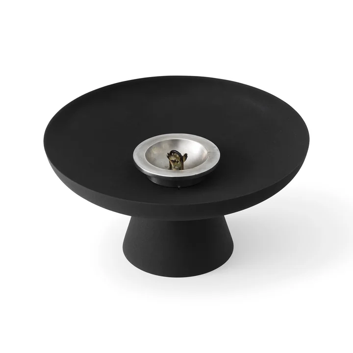 Meira Lampe à huile, noir RAL 9005, H 15 cm de Audo