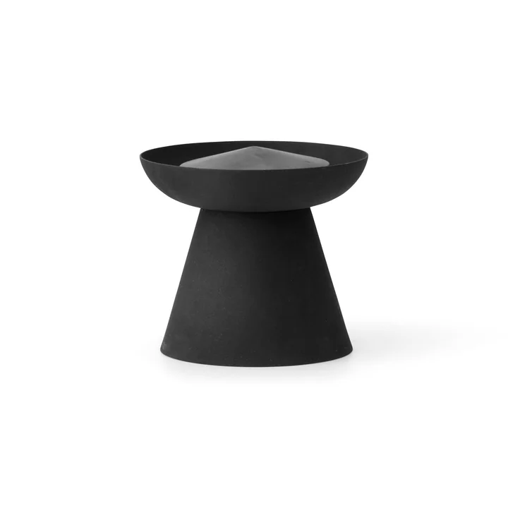 Meira Lampe à huile, noir RAL 9005, H 13,5 cm de Audo