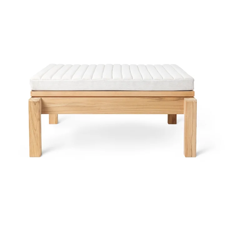 AH604 Repose-pieds pour AH604 Bain de soleil, teck non traité de Carl Hansen