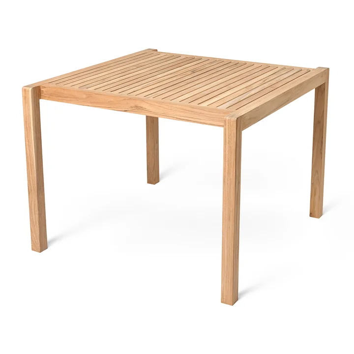 Carl Hansen - AH902 Table de jardin, 100 x 9 8. 5 cm, teck non traité
