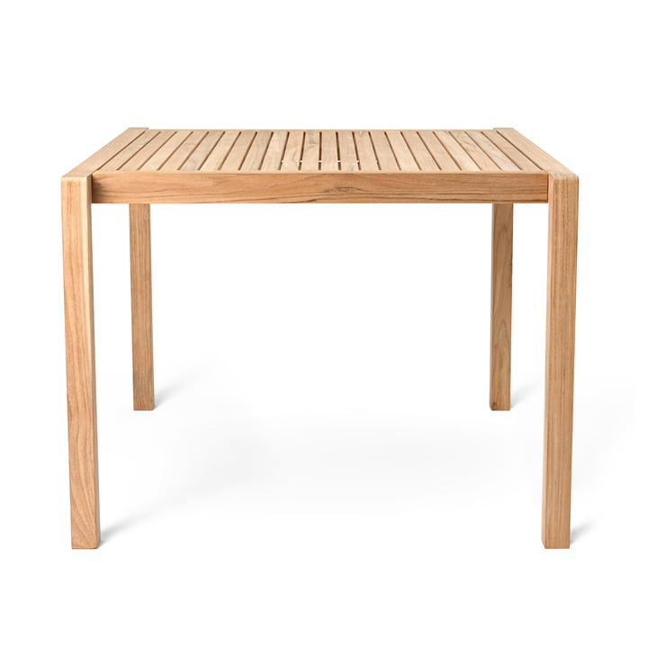 Carl Hansen - AH902 Table de jardin, 100 x 9 8. 5 cm, teck non traité