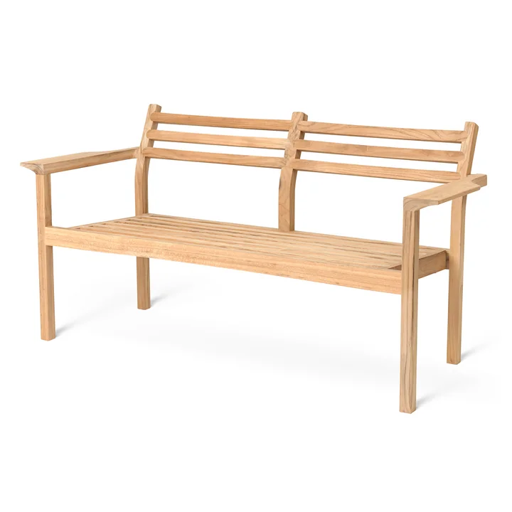 AH701 Banc de jardin, teck non traité de Carl Hansen