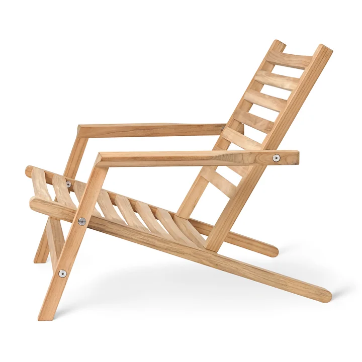 AH603 Chaise longue, teck non traité de Carl Hansen