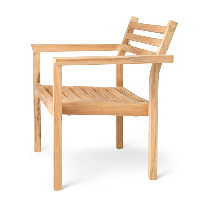 AH601 Outdoor Lounge Chair, teck non traité de Carl Hansen
