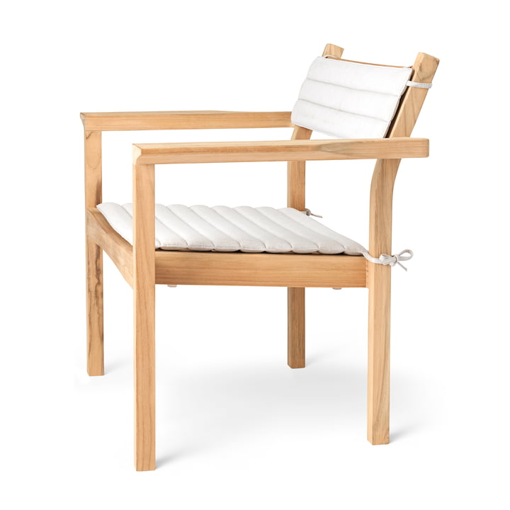 AH601 Outdoor Lounge Chair, teck non traité de Carl Hansen