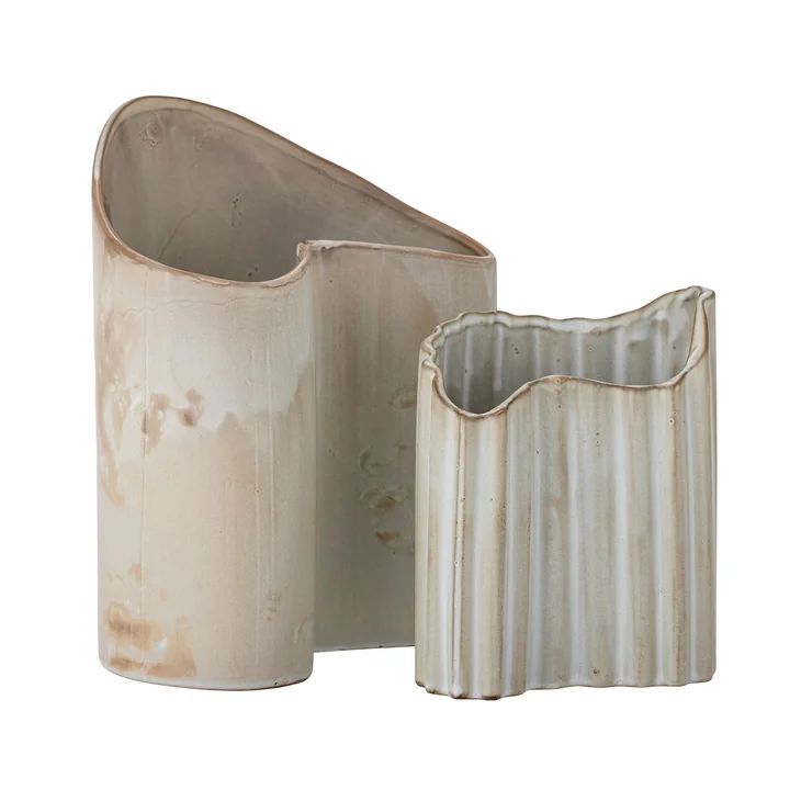 Bloomingville - Henaj Vase, brun (set de 2)