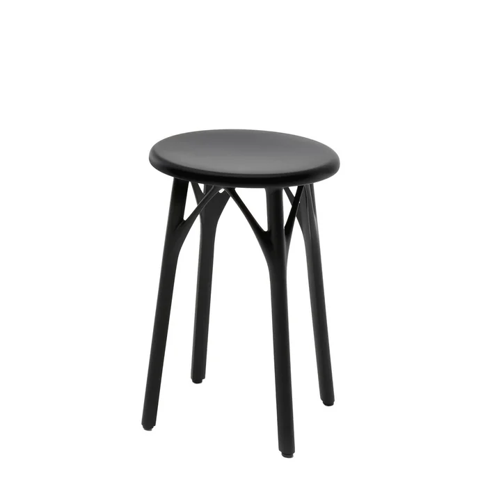 A.I. Light Tabouret, H 45 cm, noir de Kartell