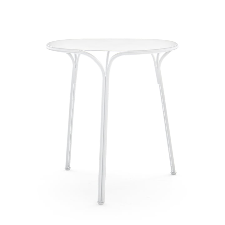 Hiray Table de jardin, Ø 60 cm, blanc de Kartell