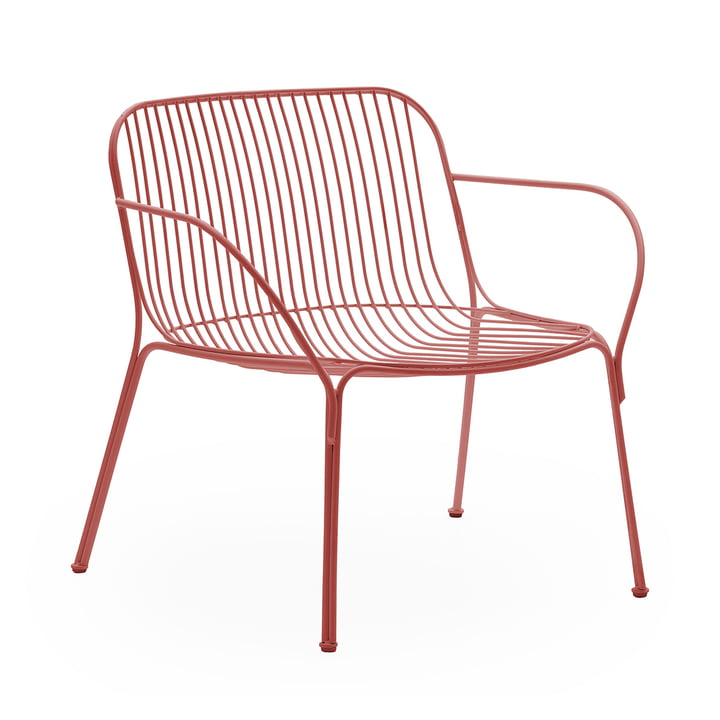 Hiray Lounge Chair, rouge rouille de Kartell
