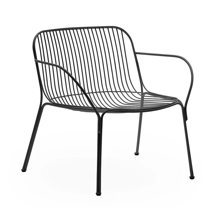 Hiray Lounge Chair, noir de Kartell