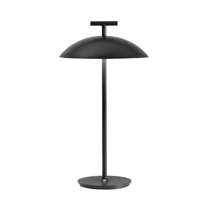 Mini Geen-A Lampe de table LED rechargeable, noir de Kartell