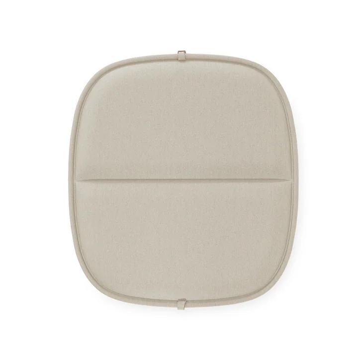 Coussin d'assise pour Hiray Lounge Chair, 47 x 43 cm, écru de Kartell