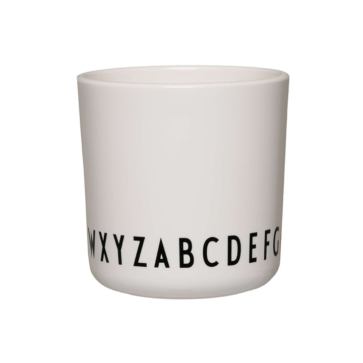 Kids Basic Eco Gobelet de Design Letters de couleur blanche