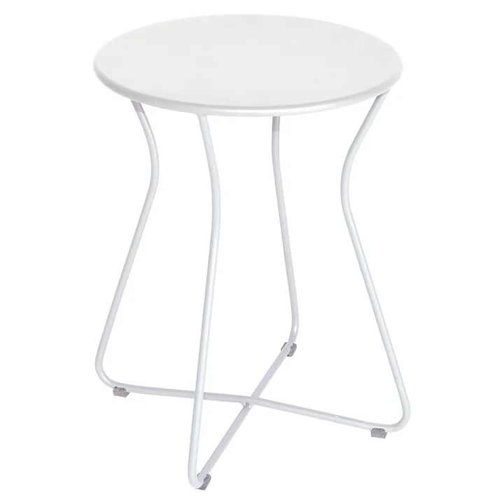 Cocotte Tabouret de Fermob dans la version blanc coton