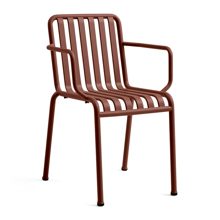 HAY - Palissade Chaise avec accoudoirs, iron red