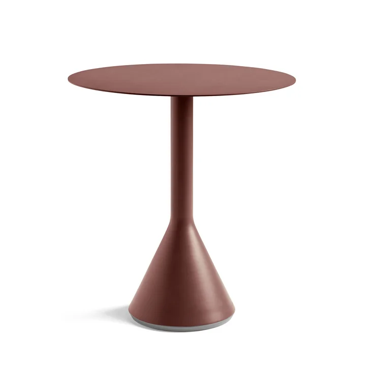 HAY - Palissade Cone Table de bistrot Ø 70 x H 74 cm, iron red