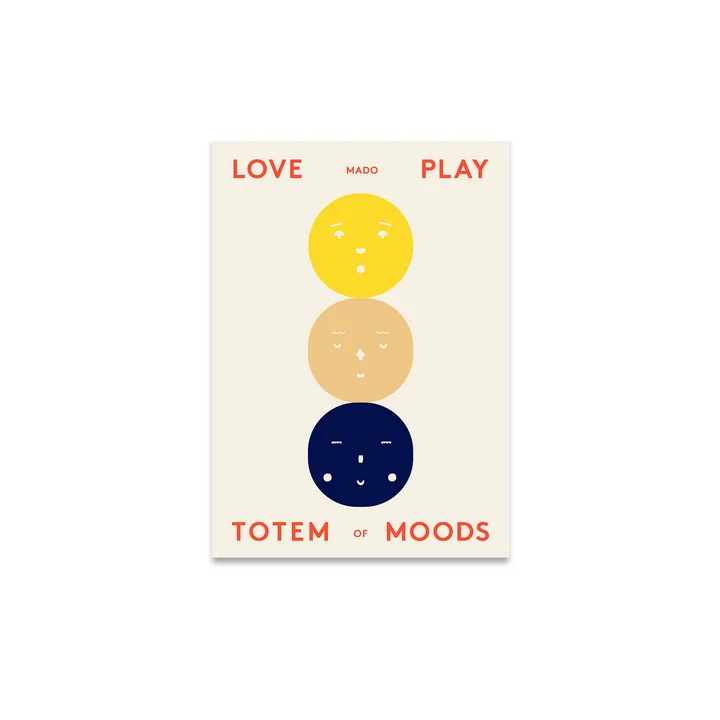 Totem of Moods Poster, 30 x 40 cm de Paper Collective