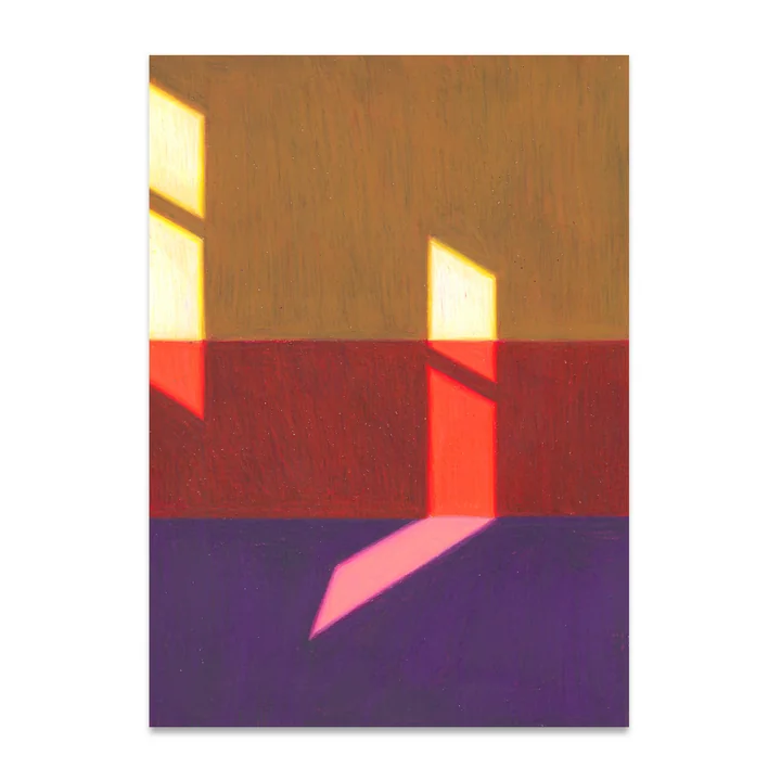 Les Vacances 02 Poster, 50 x 70 cm de Paper Collective