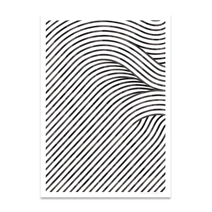 Quantum Fields 02 Poster, 50 x 70 cm de Paper Collective