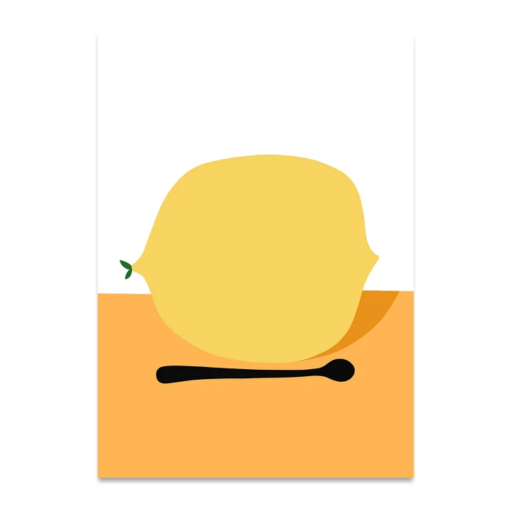 Citron Poster, 50 x 70 cm de Paper Collective