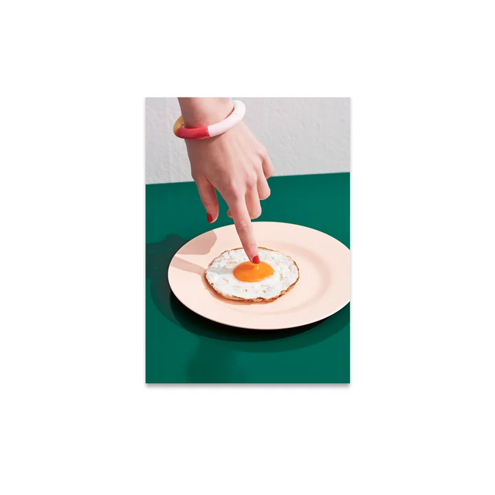 Fried Egg Poster, 30 x 40 cm de Paper Collective