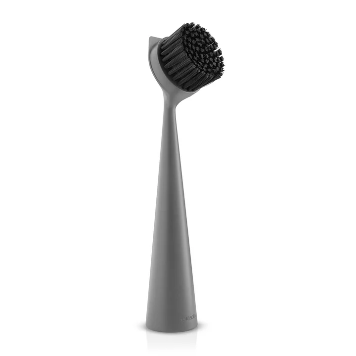 Brosse à vaisselle en nylon avec tête de brosse interchangeable, elephant grey de Eva Solo