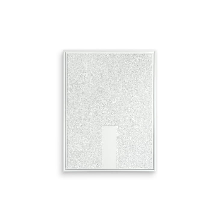 Studio Mykoda - SAHAVA Shadow 3, 60 x 80 cm, blanc / cadre blanc