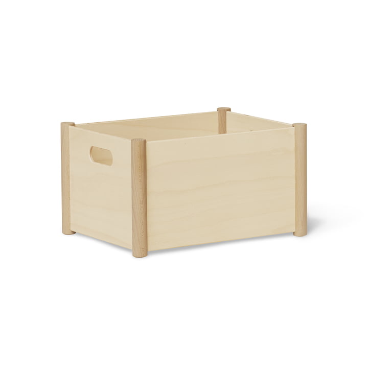 Pillar Storage Box M de Form & Refine en finition hêtre
