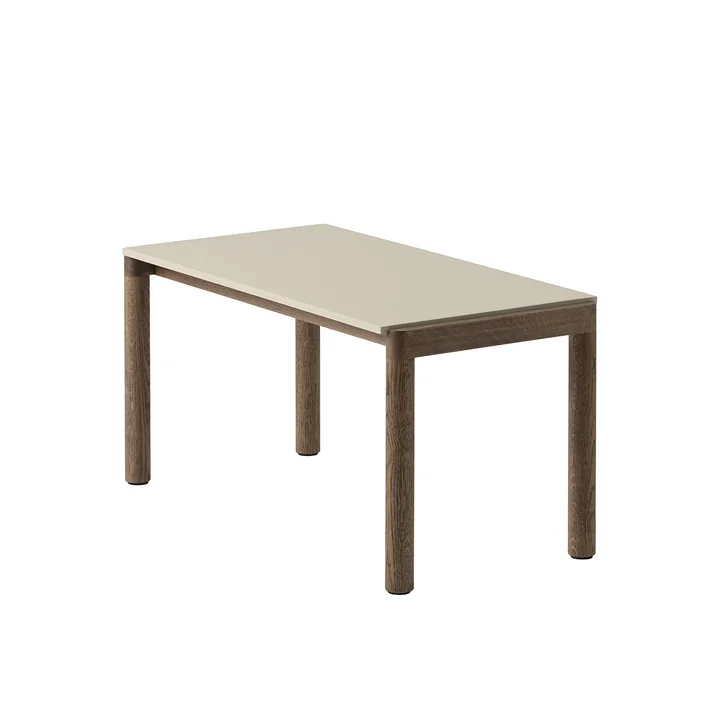 Couple Table basse de Muuto dans la version Sand/Dark Oiled Oak